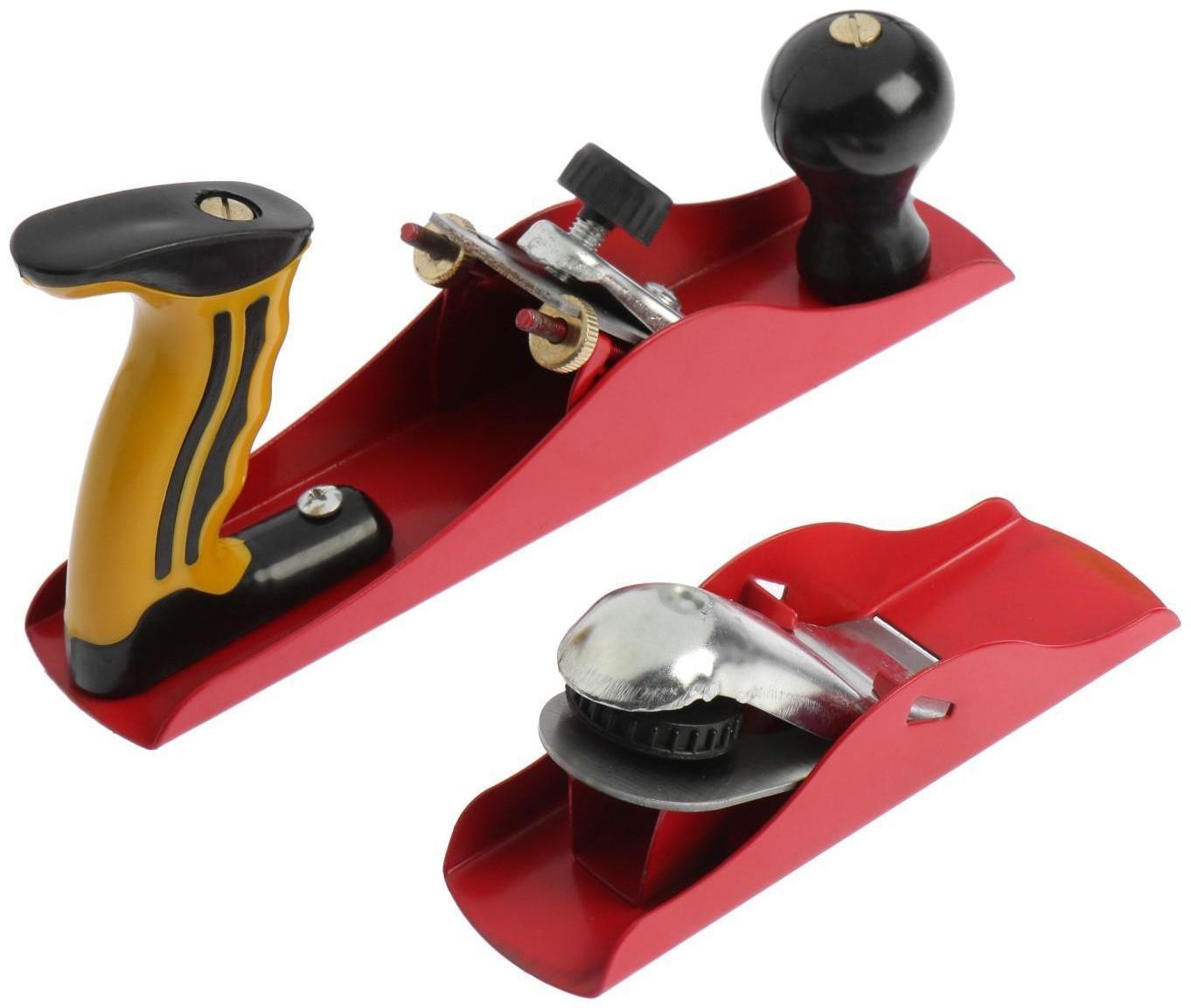 Набор рубанков металлических ТУНДРА, малогабаритный 160 мм и с одинарным ножом 235 мм