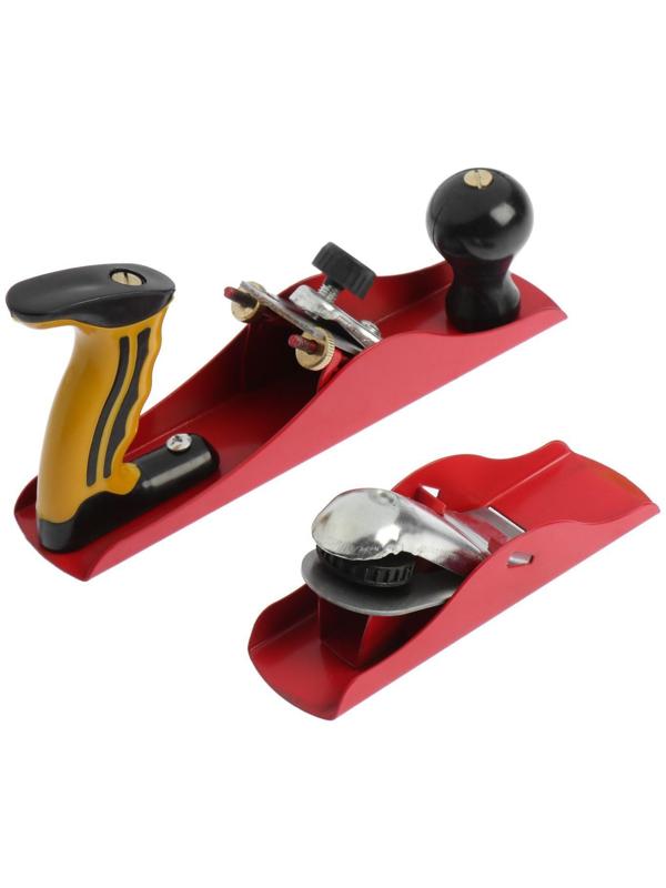 Набор рубанков металлических ТУНДРА, малогабаритный 160 мм и с одинарным ножом 235 мм