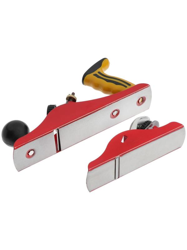 Набор рубанков металлических ТУНДРА, малогабаритный 160 мм и с одинарным ножом 235 мм