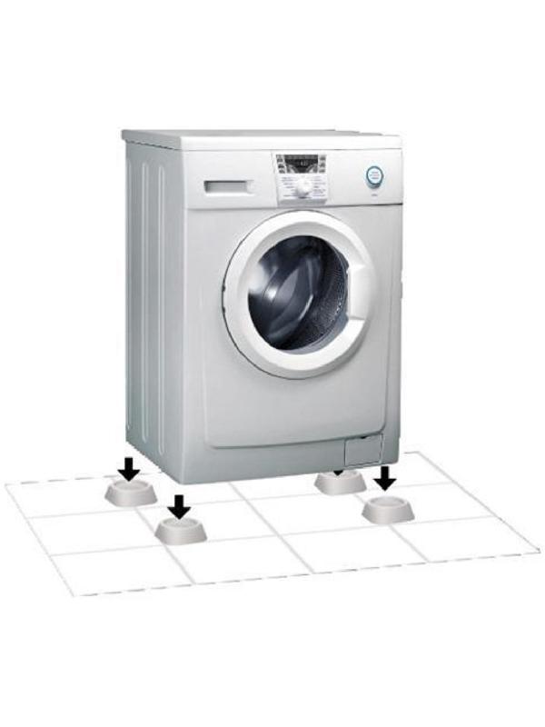 Набор подставок антивибрационных, 4 шт, цвет белый