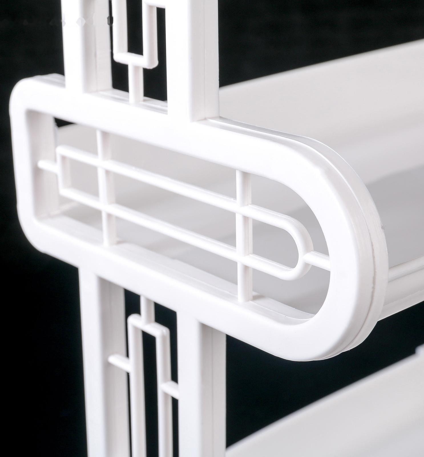 Полка навесная 3-х ярусная, 32×17,2×42 см, цвет МИКС