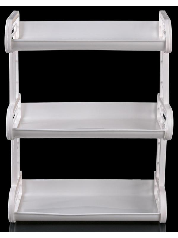 Полка навесная 3-х ярусная, 32×17,2×42 см, цвет МИКС