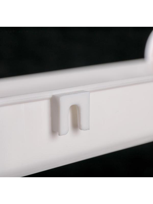 Полка навесная 3-х ярусная, 32×17,2×42 см, цвет МИКС