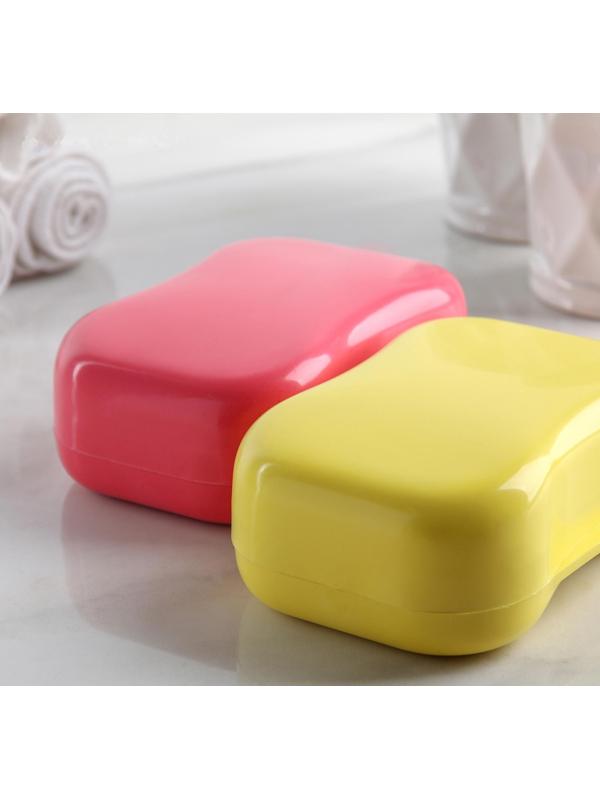 Мыльница дорожная, 11×7×4 см, цвет МИКС