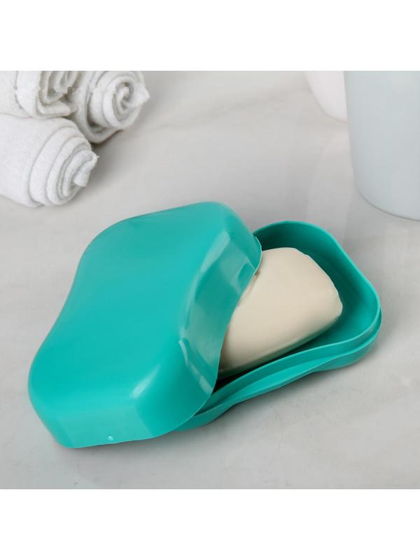 Мыльница дорожная, 11×7×4 см, цвет МИКС