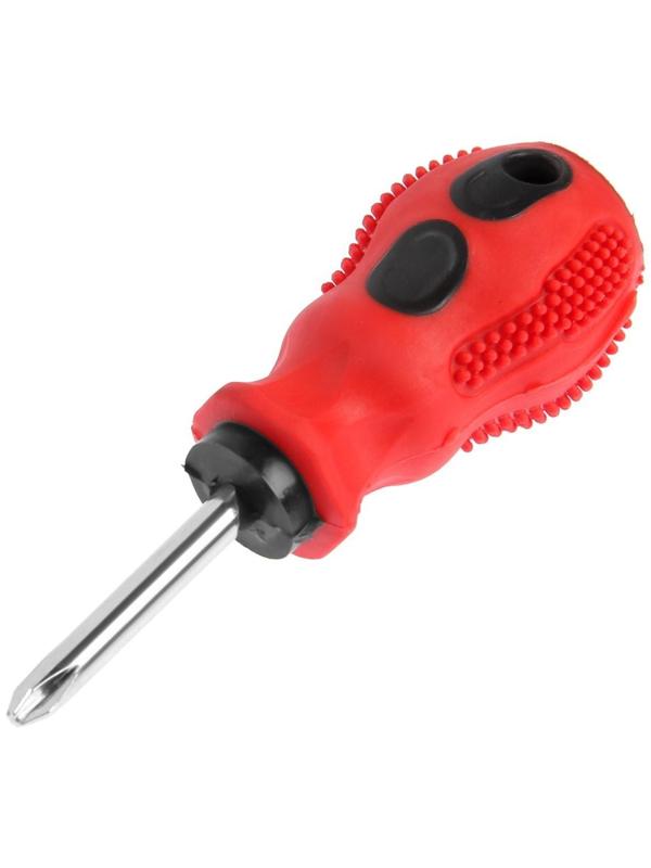 Отвертка крестовая ЛОМ, магнит, двухкомпонентная рукоятка, PH2 х 38 мм