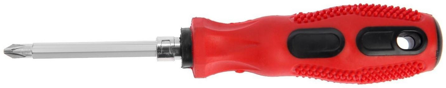 Отвертка комбинированная ЛОМ, 2 в 1, двухкомпонентная рукоятка, PH2/SL6 х 75 мм