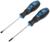 Набор отверток ТУНДРА, сатин, магнит, двухкомпонентные рукоятки, PH1 и SL5 х 100 мм, 2 шт.