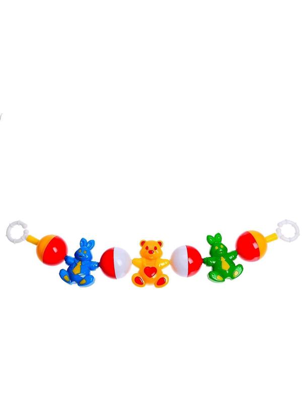 Погремушка растяжка на коляску/кроватку «Лесная сказка», МИКС