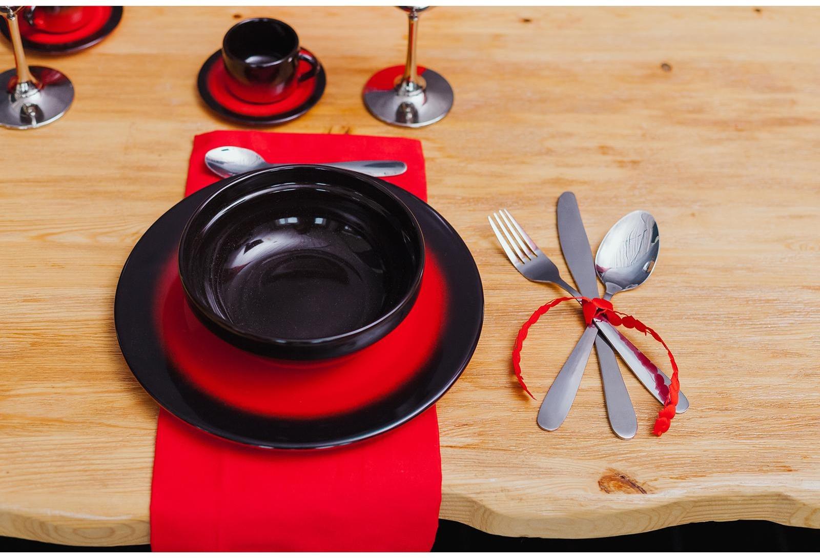 Лента фигурная «Сердца», 15 мм, 9 ± 0,5 м, цвет красный