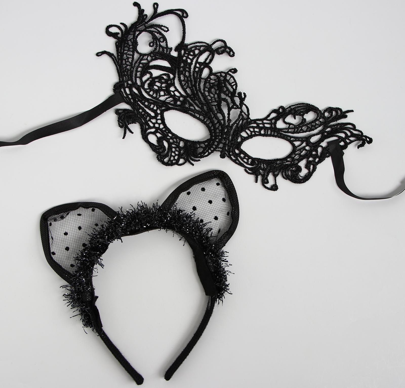 Карнавальный костюм «Кошечка», маска, ушки