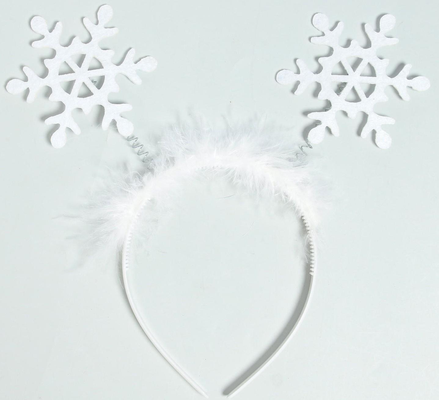 Карнавальный ободок «Снежинки»