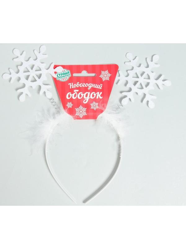 Карнавальный ободок «Снежинки»