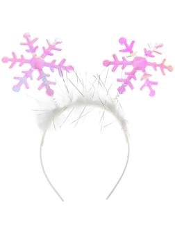 Карнавальный ободок «Снежинки», перелив МИКС