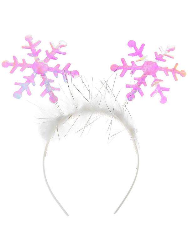 Карнавальный ободок «Снежинки», перелив МИКС