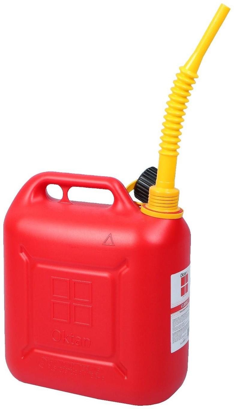 Канистра ГСМ Oktan CLASSIK, 10 л, пластиковая, красная