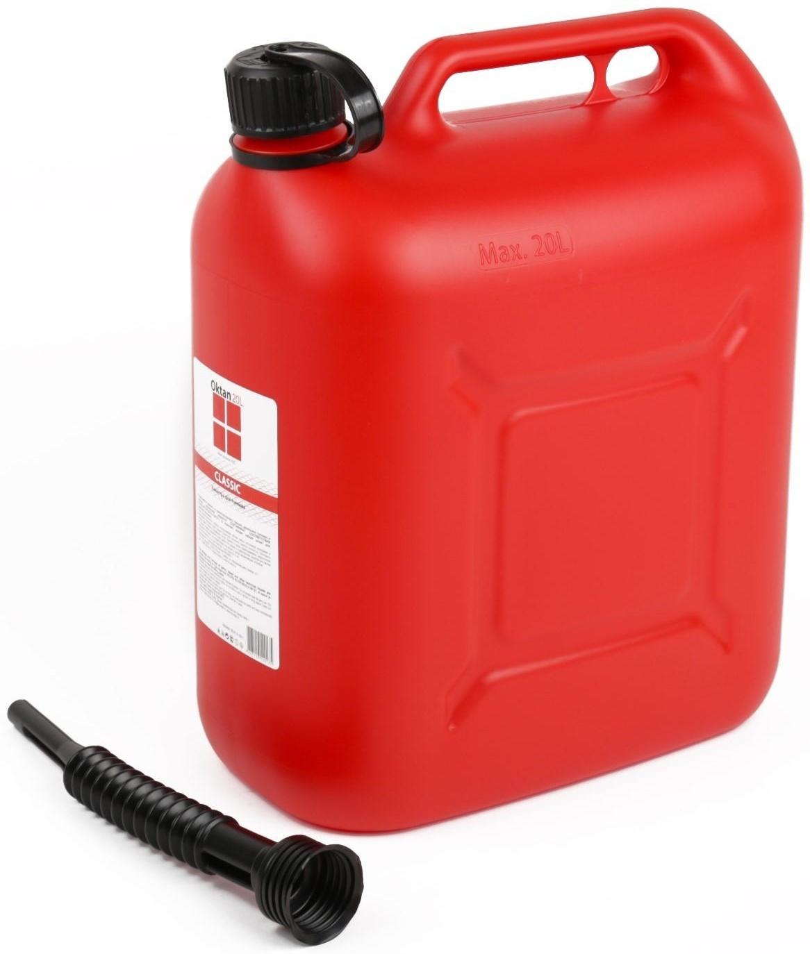 Канистра ГСМ Oktan CLASSIK, 20 л, пластиковая, красная