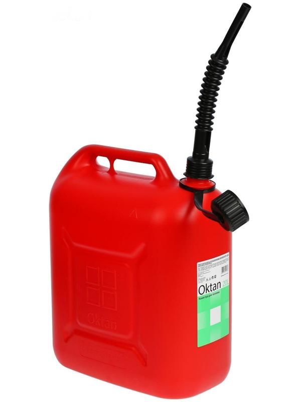 Канистра ГСМ Oktan CLASSIK, 20 л, пластиковая, красная