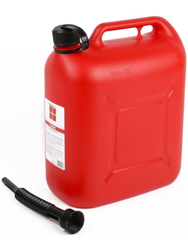Канистра ГСМ Oktan CLASSIK, 20 л, пластиковая, красная