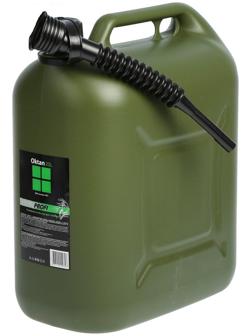 Канистра ГСМ Oktan PROFI, 20 л, пластиковая, усиленная, зеленая