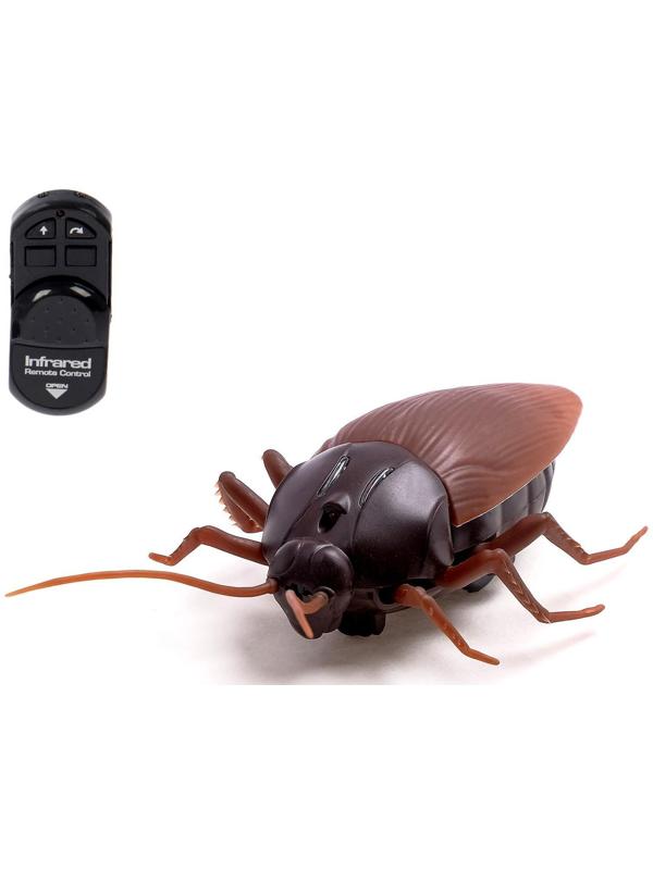 Жук радиоуправляемый «Таракан», работает от батареек, свет