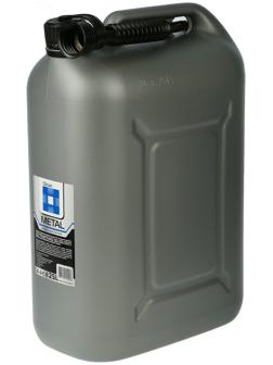 Канистра ГСМ Oktan METAL, 25 л, пластиковая, серая