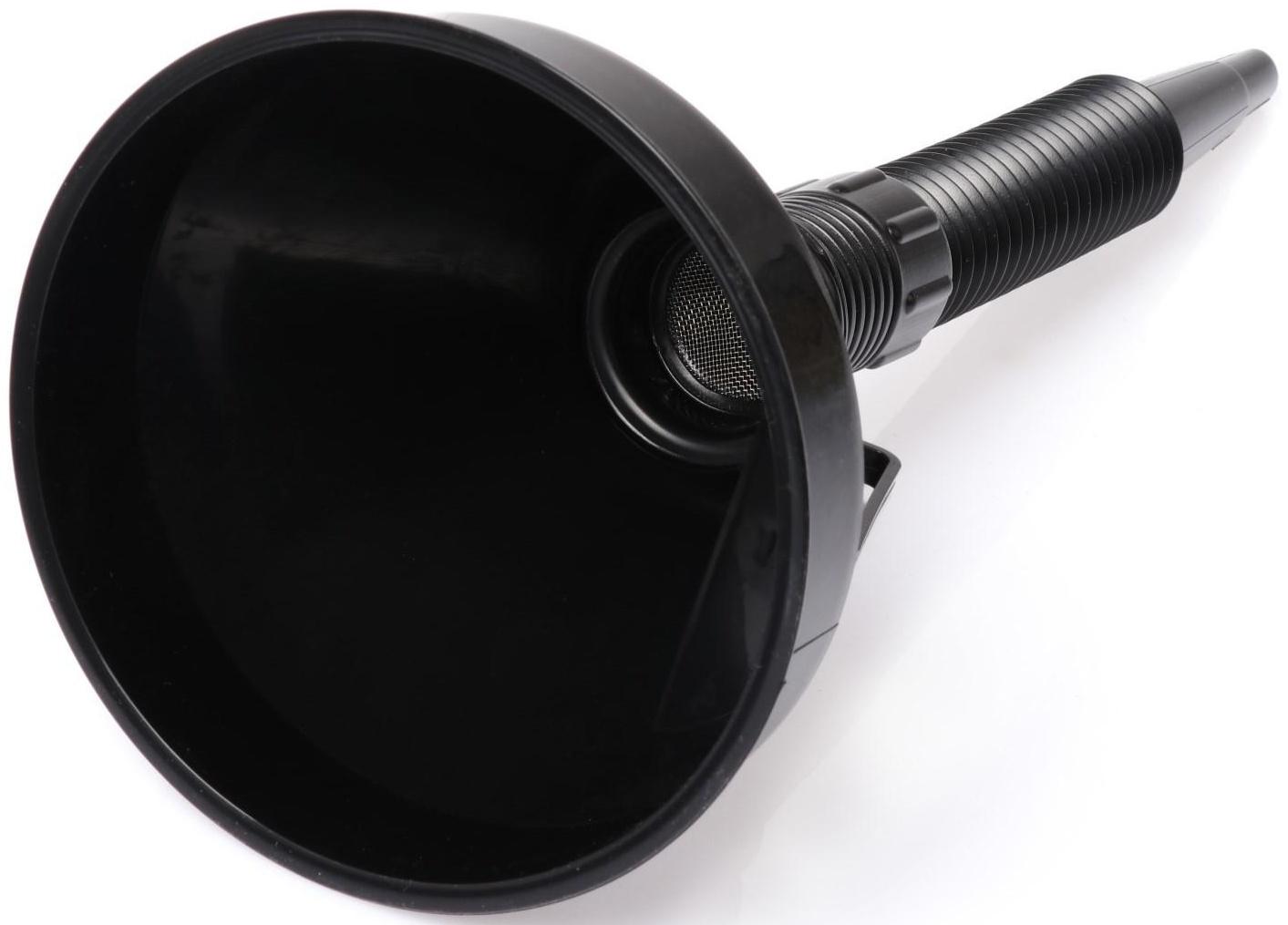Воронка для ГСМ Oktan с фильтром и гибким носиком, диаметр 135 мм, высота 385 мм