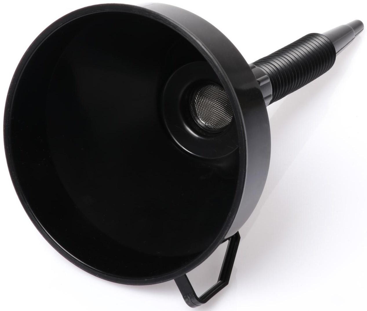 Воронка для ГСМ Oktant с фильтром и гибким носиком, диаметр 160 мм, высота 380 мм