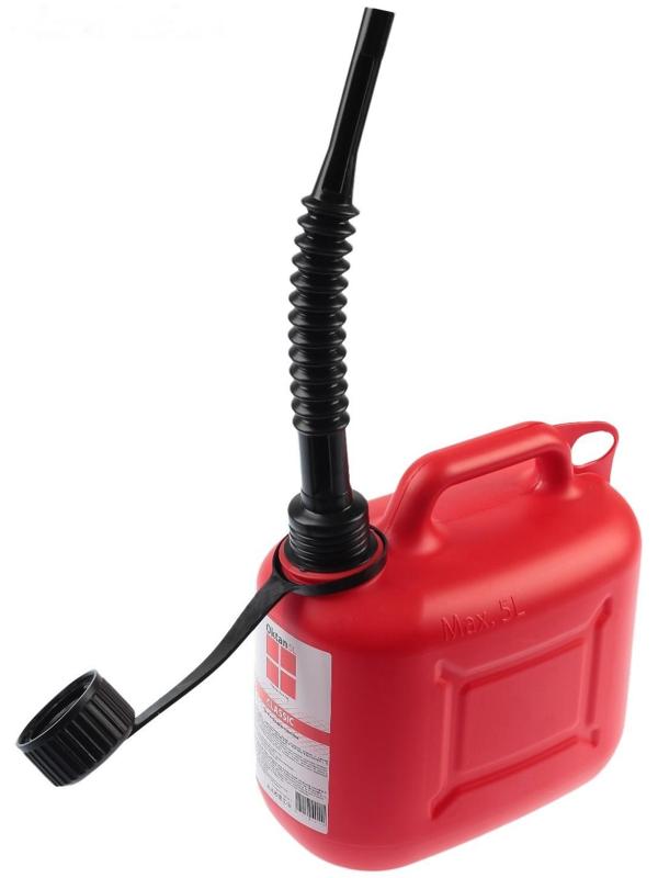 Канистра ГСМ Oktan CLASSIK, 5 л, пластиковая, красная