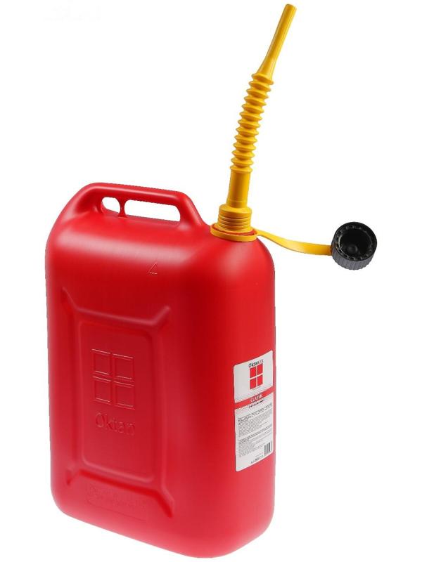 Канистра ГСМ Oktan CLASSIK, 25 л, пластиковая, красная