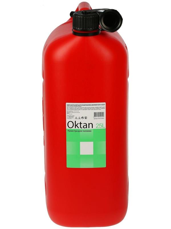 Канистра ГСМ Oktan CLASSIK, 25 л, пластиковая, красная