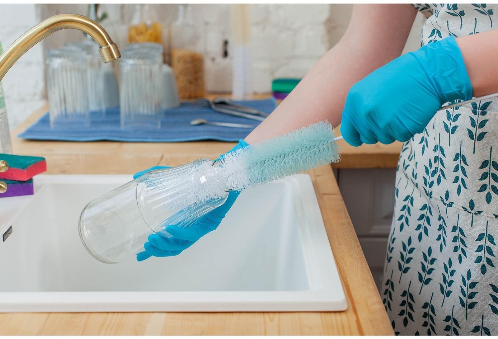 Ёршик для посуды Доляна, 47×5 см, цвет МИКС