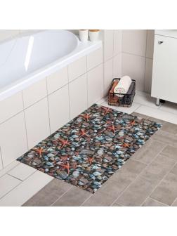 Коврик для ванной комнаты «Ассорти», 65×100 см, цвет МИКС