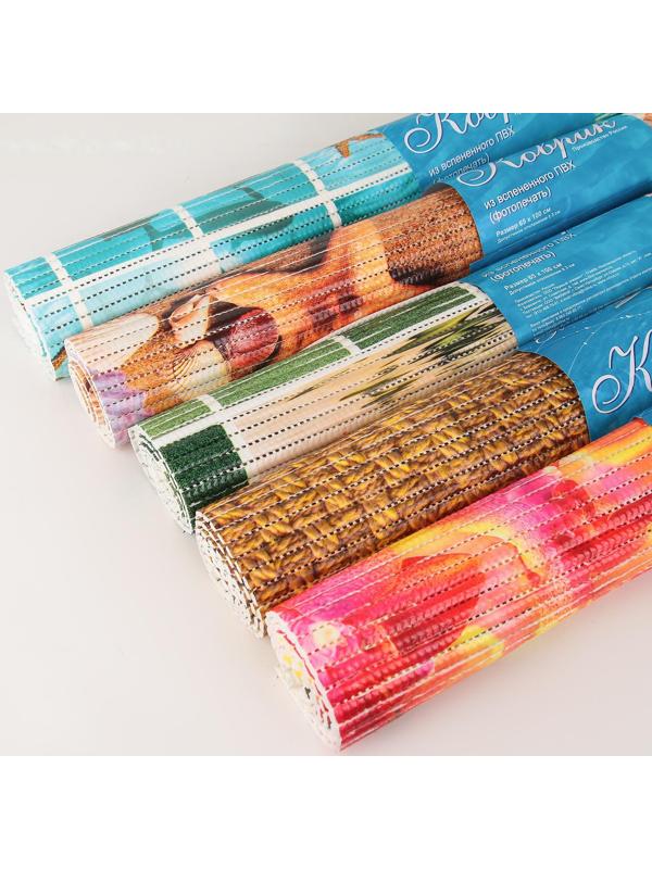 Коврик для ванной комнаты «Ассорти», 65×100 см, цвет МИКС