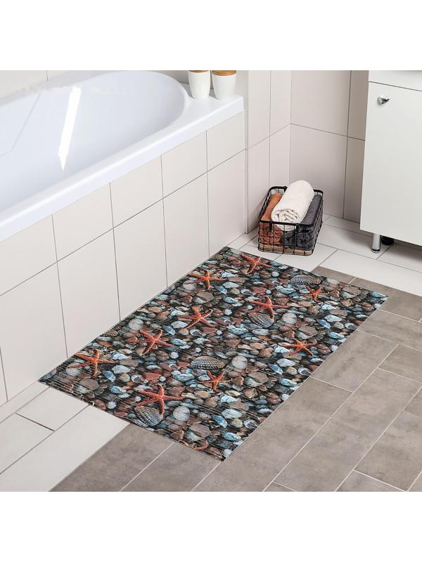 Коврик для ванной комнаты «Ассорти», 65×100 см, цвет МИКС