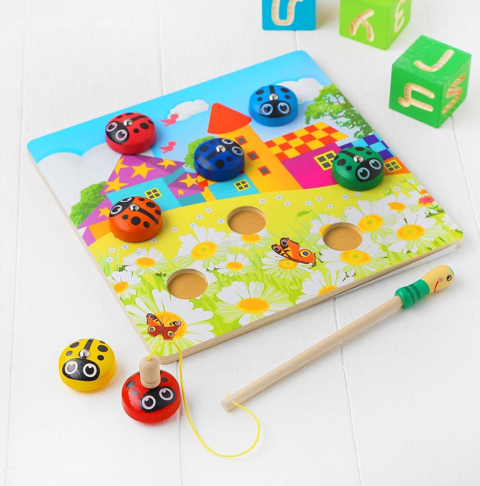 Магнитная рыбалка «Божьи коровки»