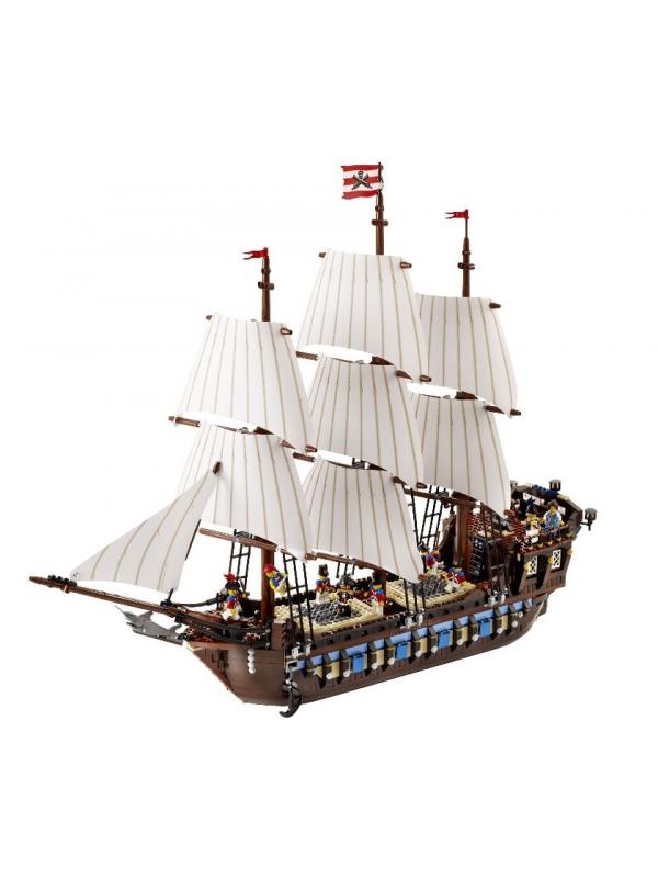 Конструктор Ll «Огромный трехмачтовый имперский флагман» 39010  (Pirates of the Caribbean 10210) / 1779 деталей
