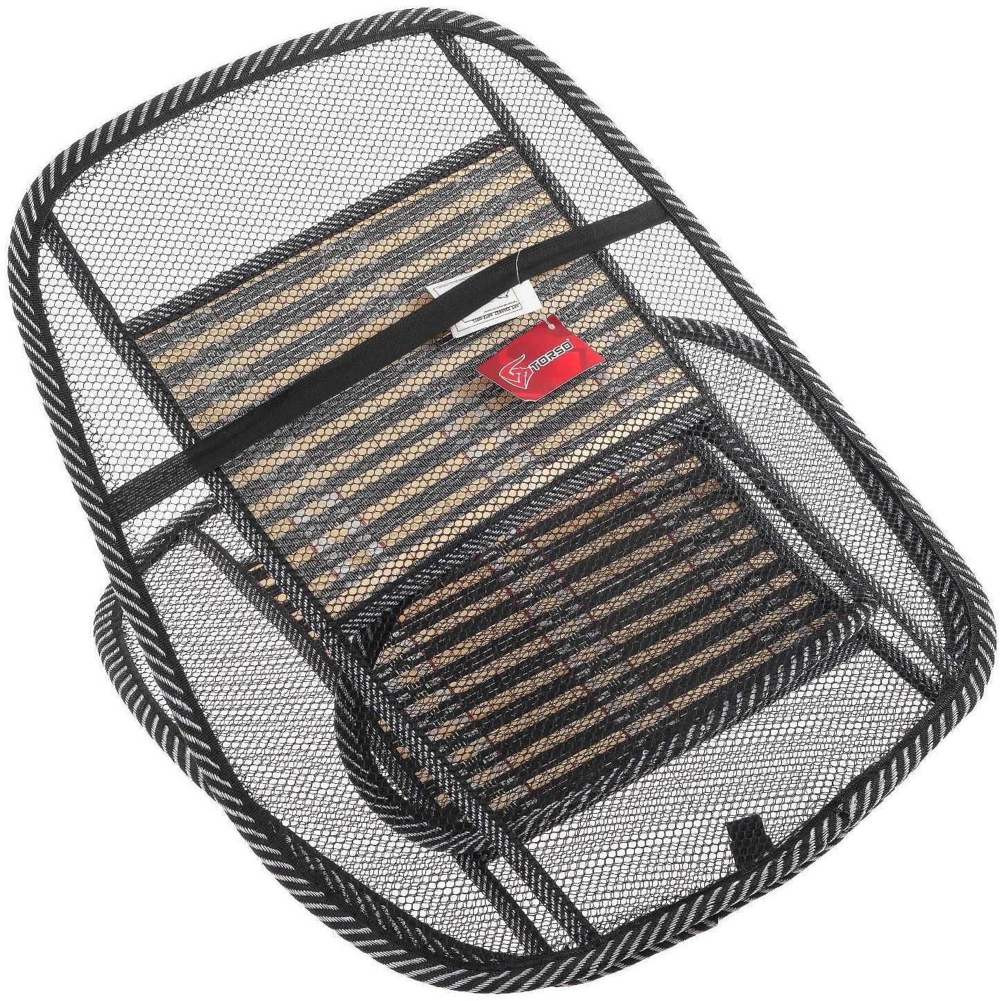 Накидка-массажёр TORSO на сиденье с поясничной опорой, бамбуковые вставки