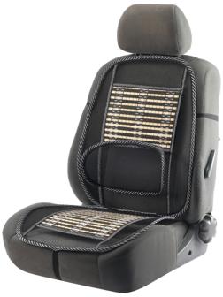 Накидка-массажёр TORSO на сиденье с поясничной опорой, бамбуковые вставки