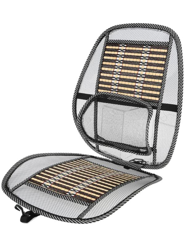 Накидка-массажёр TORSO на сиденье с поясничной опорой, бамбуковые вставки