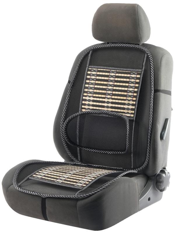 Накидка-массажёр TORSO на сиденье с поясничной опорой, бамбуковые вставки