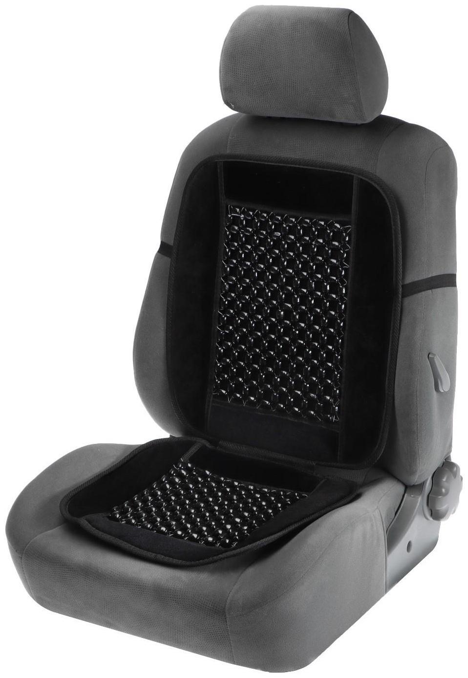 Накидка-массажер TORSO, на сиденье, черный