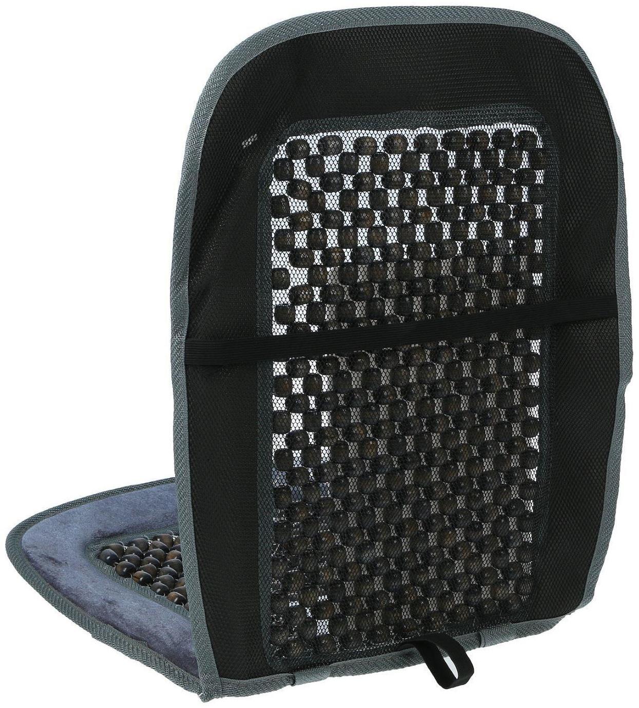 Накидка-массажер TORSO на сиденье, серый