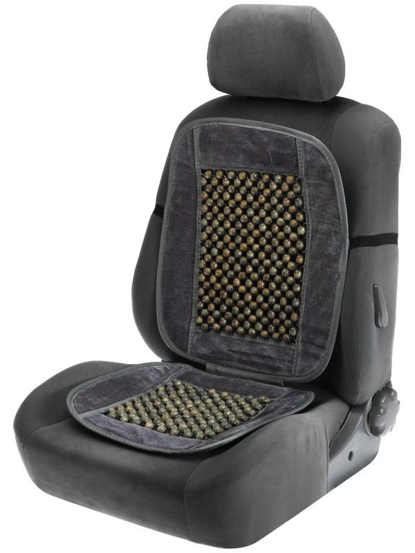 Накидка-массажер TORSO на сиденье, серый