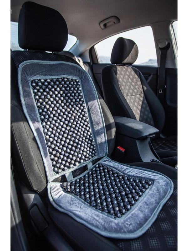 Накидка-массажер TORSO на сиденье, серый