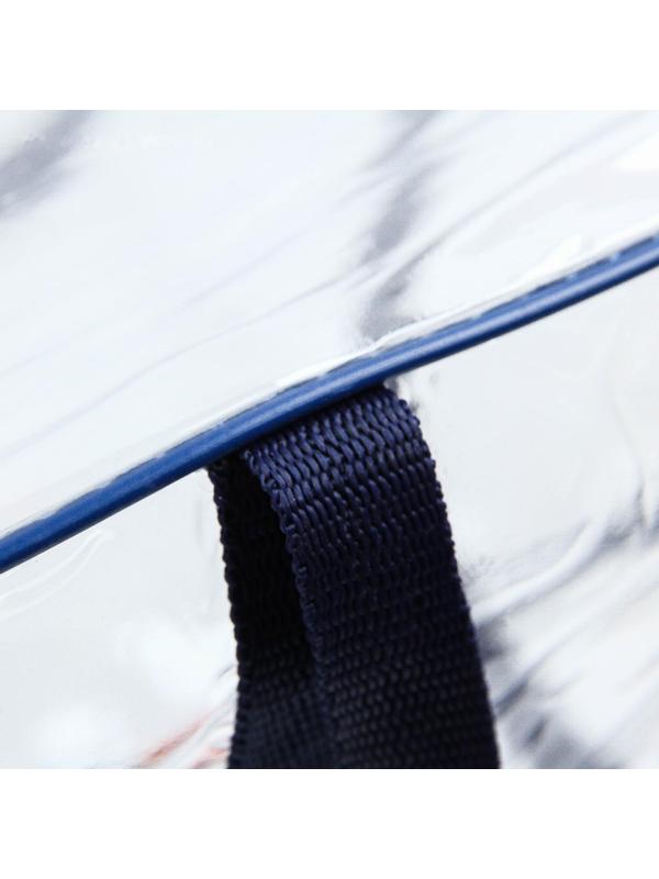 Сумка в роддом с карманом, цвет василёк