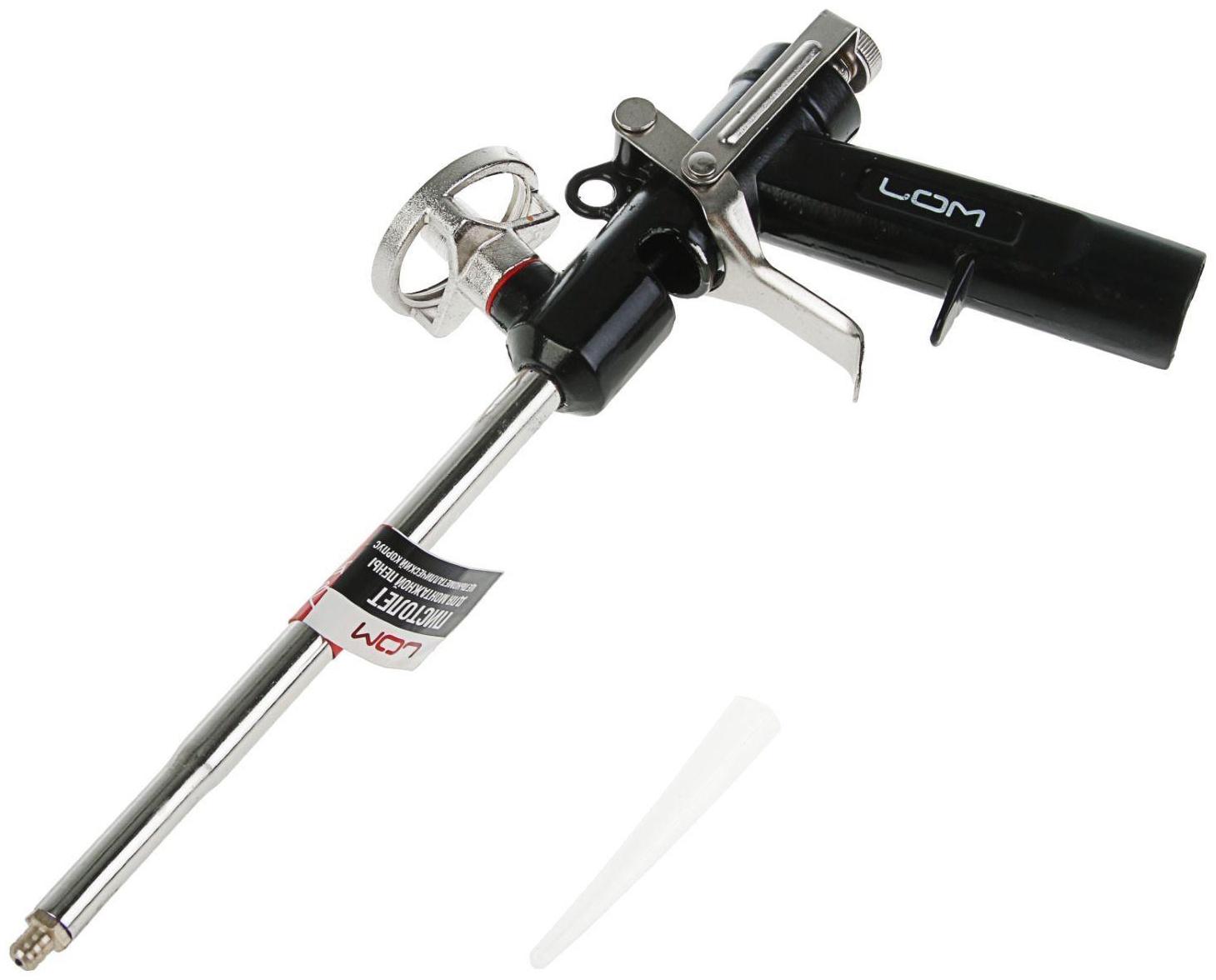 Пистолет для монтажной пены ЛОМ, цельнометаллический корпус