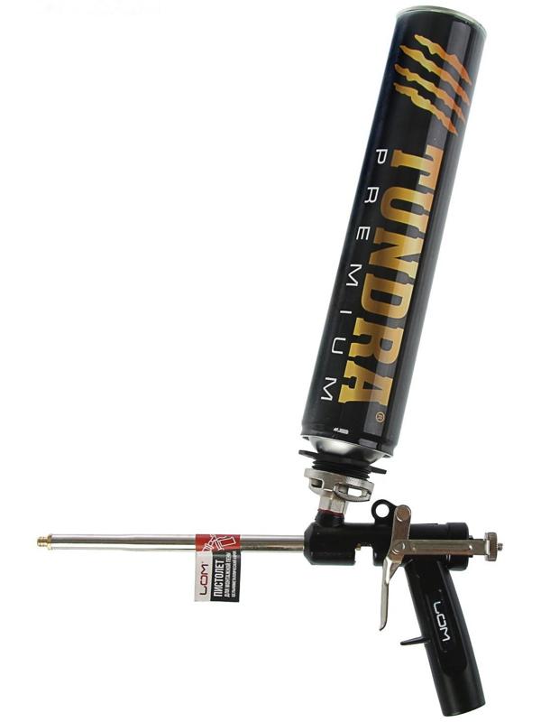 Пистолет для монтажной пены ЛОМ, цельнометаллический корпус