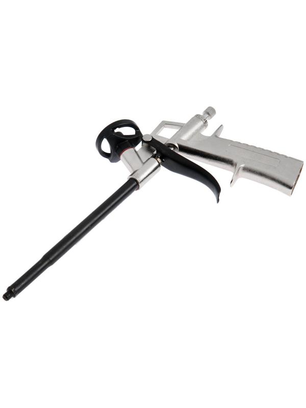 Пистолет для монтажной пены ТУНДРА цельнометаллический корпус