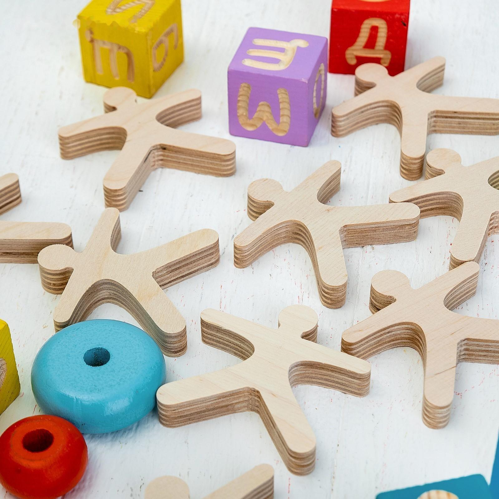 Развивающая игрушка Балансир «Физкультурники», 10 элементов